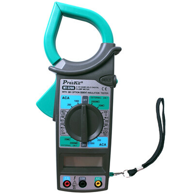 

Prokit (Pro'skit) МТ-3266 3 1/2 цифровой вольтметр токовые клещи мультиметр метр крючок зажим
