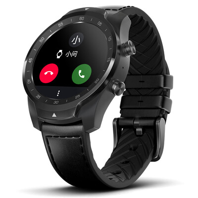 

TicWatch Pro 4G Edition Smart Sports Watch Male 4G Edition Double Screen Lifetime 30 Days eSIM Card Call GPS Heart Rate Sports Health NFC Payment Phantom Black
