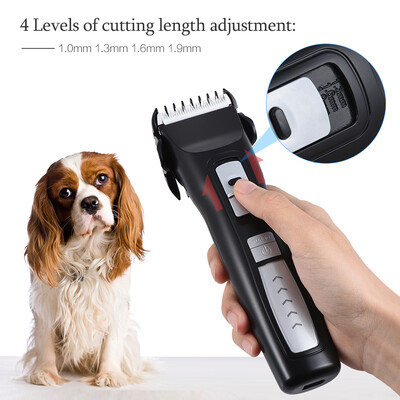 

Dog Grooming Clippers Cordless Rechargeable Quiet Pet Hair Clipper for Thick Coats Dog Cat 2-Speed