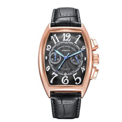 

KIMSDUN K - 817D Business Leather Waterproof Quartz Watch - MULTI-A