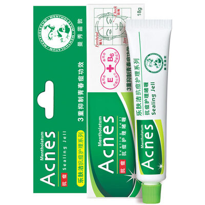 

Mentholatum Anti-Acne Лечебный гель 18 г (с контролируемым маслом, увлажняющим, успокаивающим, без прыщей, угревым, противопневмококковым)