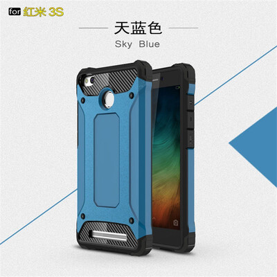 

Fivice Xiaomi Redmi 3S case Luxury Silicone Diamond Armor PC Hard Shell Phone Case