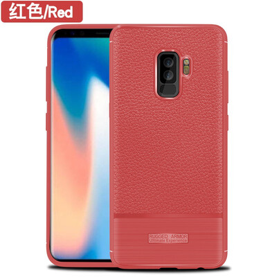 

Fivice SAMSUNG Galaxy S9 plus case Luxury silicone anti-fall lychee phone case
