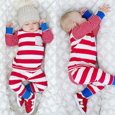 

Kids Baby Boys Girls Newborn TopsPants Sleepwear Nightwear Xmas Pajamas Outfits