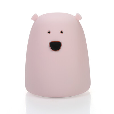 

Mini White Bear Night Light Cute Desk Light Bedside Lamp Colorful Light Color Changing Light Nursery Sleep LED Light
