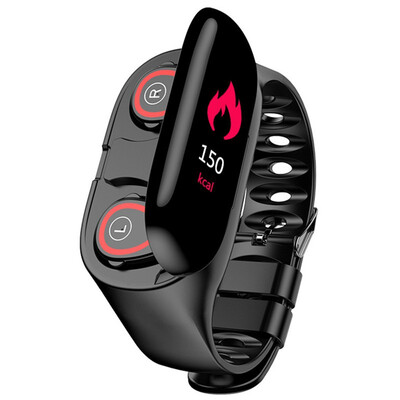 

Color screen smart bracelet wireless bluetooth call band 50 headset two in one step heart rate blood pressure sports wristband