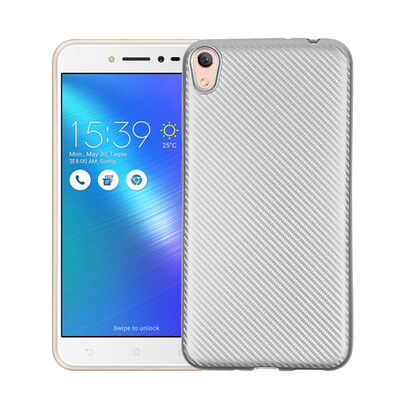 

Goowiiz Phone Case For ASUS Zenfone Live3S Max ZB501KLZC521TL Luxury Ultra-thin Carbon Fiber Soft Silicone Complete protection