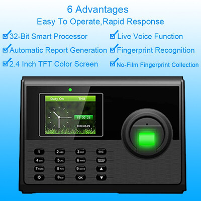 

Eesye Employee Attendance System Fingerprint TCP IP Biometric FIngerprint Time RFID Attendance Aystem Time Clock Time Recorder