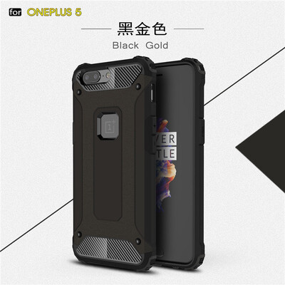 

Fivice Oneplus5 case Luxury Silicone Diamond Armor PC Hard Shell Phone Case