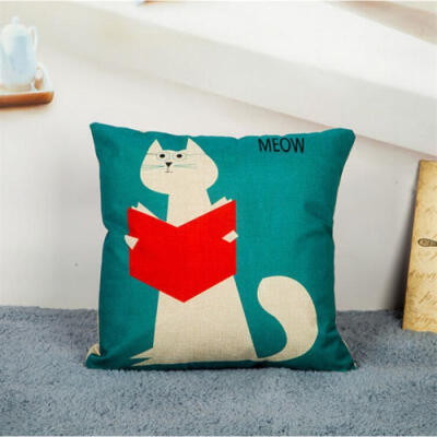 

Modern Style Home Decor Cotton Linen Pillow Case Sofa Waist Throw Cushion Cover