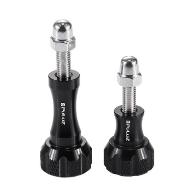 PULUZ PU144 Aluminum Skeletons Rod Thumb Knob Stainless Bolt Nut Screw Set For Action Sport Camera Photography Accessories Gold