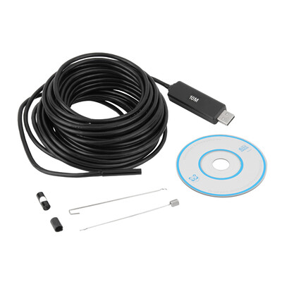 

6LED Waterproof 5.5mm 10M USB Endoscope Borescope Photo Capture Inspection