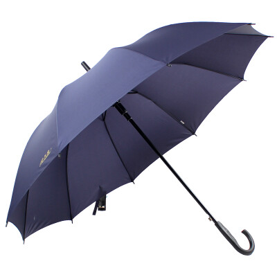 

Jingdong supermarket Tiantang umbrella solid color to strengthen the strengthening of a strong water repellent a dry rods from the straight bar business light sun umbrella dark green 193E