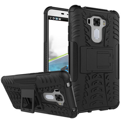 

Fivice Zenfone 3 LaserZC551KL Case TPU anti-fall tire pattern back clip bracket phone case