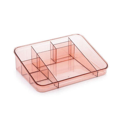 

CA Clear Acrylic High Capacity Makeup Case Cosmetic Organizer Holder Storage Box