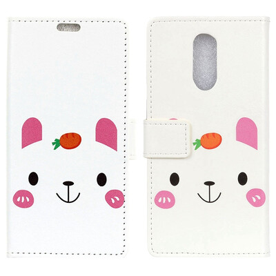 

MOONCASE LG Q7 painted leather case - radish rabbit
