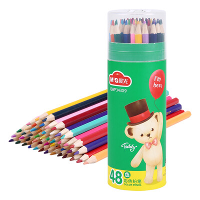 

Dawn M & G QWP343X9 teddy wood color pencil color lead 48 color tube
