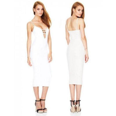 

Summer Women Sleeveless Bodycon Casual Party Evening Cocktail Short Mini Dress