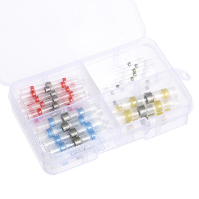 

500PCS Shrinkage Solder Sleeve Heat Shrink Tube Butt Terminal Wire Splice Connector H500-1