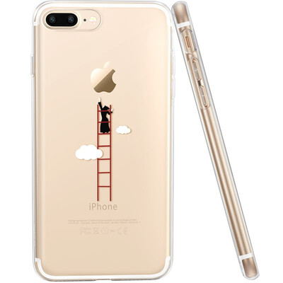 

(ESR) iPhone 7 плюс мобильный телефон оболочки Apple 7plus мобильный телефон оболочки / мобильных телефонов наборы силиконовые прозрачные анти-капли мягкие оболочки какой серии лестницы