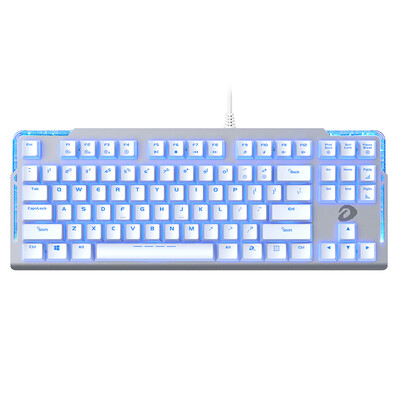 

Darle (dare-u) EK815 87 ключ вода Яо игра подсветка механическая клавиатура серебристо-красный