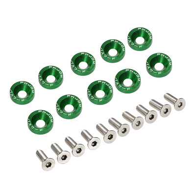 

Billet Aluminum Fender Bumper Washer Bolt Engine Bay Dress Up Kit Universal Screw Bolt Car Styling