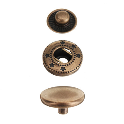 

240Sets 4 Colors Clothes 4 in 1 Fastener Snap Set Metal Press Stud Cloth Button Setting Tool Kit