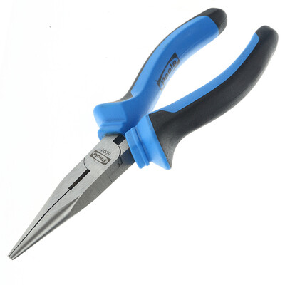 

Paola tool German tip nose clamp 6 inch 165mm pointed handle tip clamp two-color handle handle nose pliers holding tool 6001