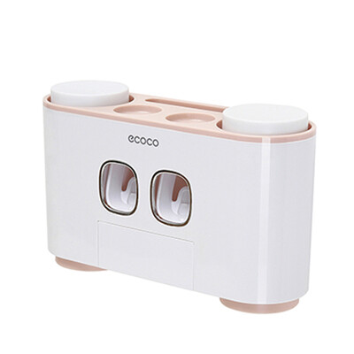 

Multifunctional Practical Automatic Toothpaste Dispenser Toothbrush Holder Set Toothbrush & Toothpaste Storage Rack with 4 Cups Ho