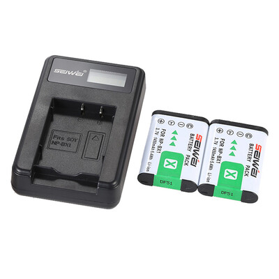 

Portable LED Power Charger with 2pcs 1450mAh NP-BX1 Rechargeable Li-ion Lithium Batteries for Sony DSC Series Cybershot Digital Ca