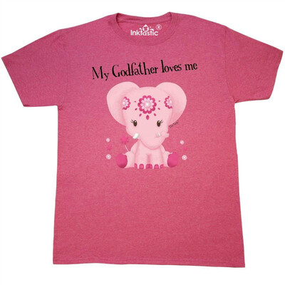 

Aditi Godfather Loves Me Pink Elephant T-Shirt - Tiny Tusks