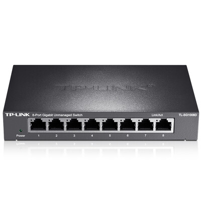 

TP-LINK TL-SG1008 8 широкий рот Gigabit Неуправляемые коммутаторы