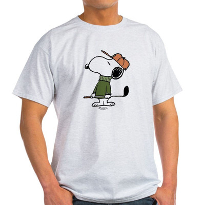 

CafePress Snoopy Golfer Light T-Shirt - 100 Cotton T-Shirt