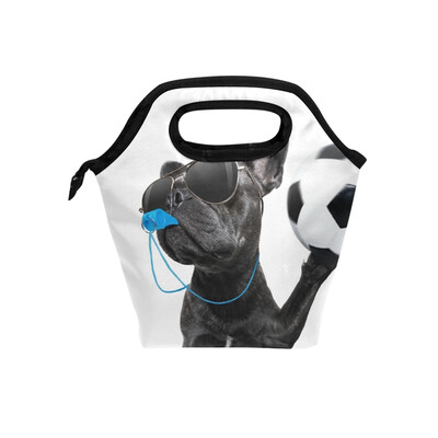 

Lunch Bag Tote Bag Football Dog Travel Picnic Organizer Lunch Holder Handbags Lunch Bag Box for Office