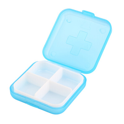 

Здоровье Медицина Case Medical Pill Box портативный держатель 4 Слот чехол для хранения Новый