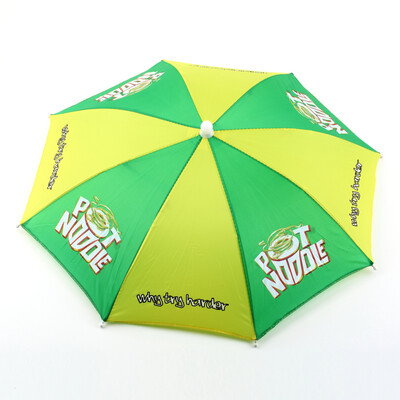 

New Multicolor Portable Umbrella Hat Cap Sun Rain Fishing Camping