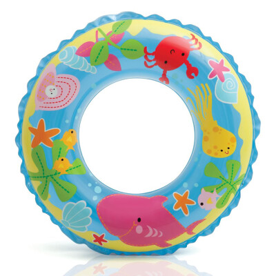 

INTEX laps children life circle floating circle children swimming ring for 6-10 year old children blue small fish