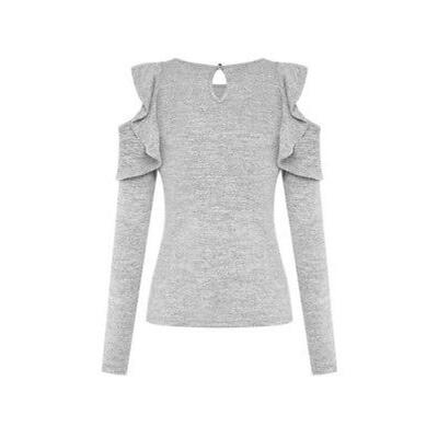 

Fashion Womens Loose Long Sleeve Tops Blouse Shirt Casual Cotton T-shirt