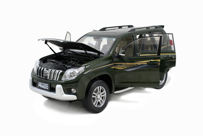 

масштаб 1:18 Toyota Land Cruiser Prado 2009 Diecast модель автомобиля зеленый