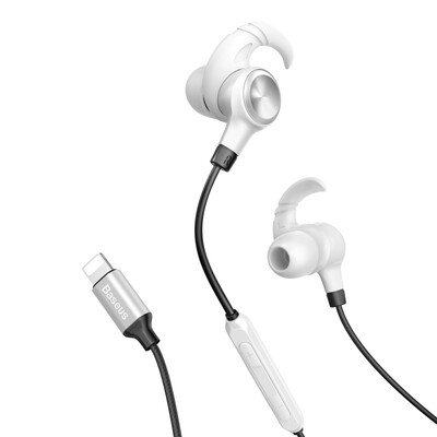 

Baseus P31 Apple 7 headset lightning interface iphone7plus mobile phone headset wire white
