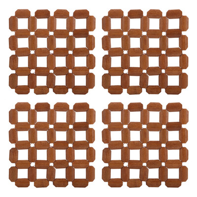 

Jia Chi bamboo wood mats insulation mats hot pad mats 4 loaded JC-DT1883