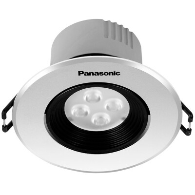 

Jingdong Supermarket Panasonic Panasonic NNNC75098 escape the series of small household metal spotlights 4W silver frame 4000K