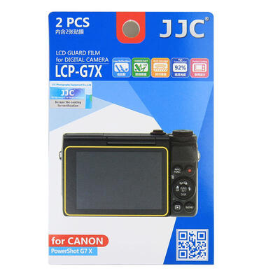 

JJC LCP-G7X Canon Хирохид CANON POWERSHOT G7X G7 X посвященной пленки экран камеры пленка протектора с высокой проницаемостью царапин экран протектор 2 комплекта