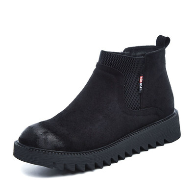

Womens Shoes Fashion Boots Casual Walking Shoes Genuine Leather Loafers Comfortable High Cut Shoes For Women Can Add Cotton