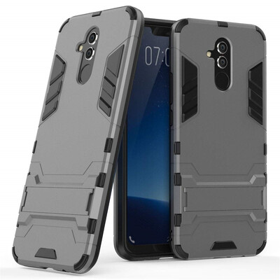 

Case for Huawei Mate 20 Lite 63 inch 2 in 1 Shockproof with Kickstand Feature Hybrid Dual Layer Armor Defender Protective Cover