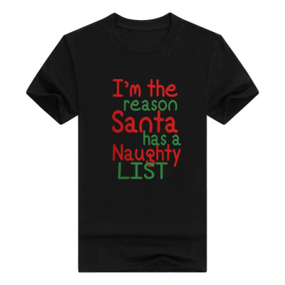 

Christmas Raglan Naughty List Holiday Sleeve Mens T-Shirt