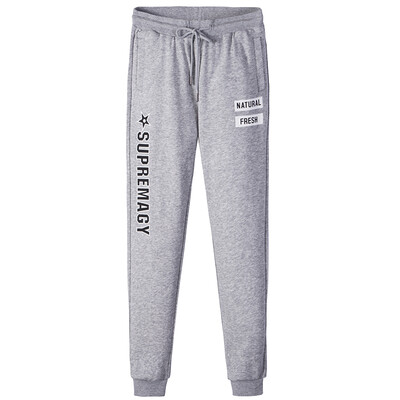 

Semir Ladies Printed Trousers Trousers Trousers Tide 12316270090 Medium Flower Gray L