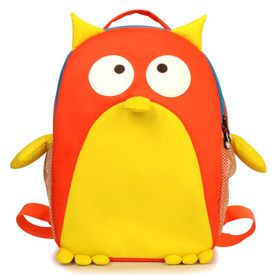 

MrP woodpecker kindergarten schoolbag 3-6 year old children bear the burden of large backpack orange