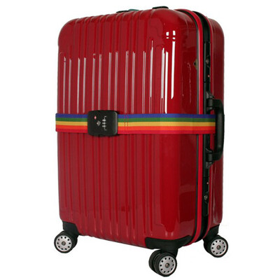 

Xinqin suitcase packing with customs password lock suitcase trolley case with color