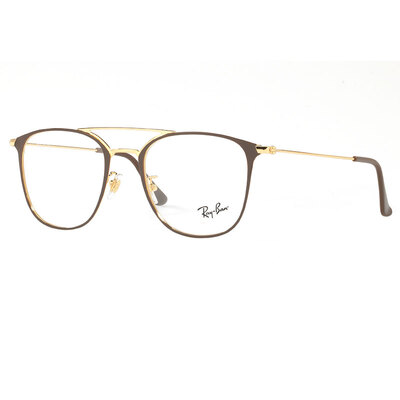 

RayBan Ray Ban очки кадр близорукость мужские и женские модели моды коричневый оптических оправ RX6377 2905 50мм